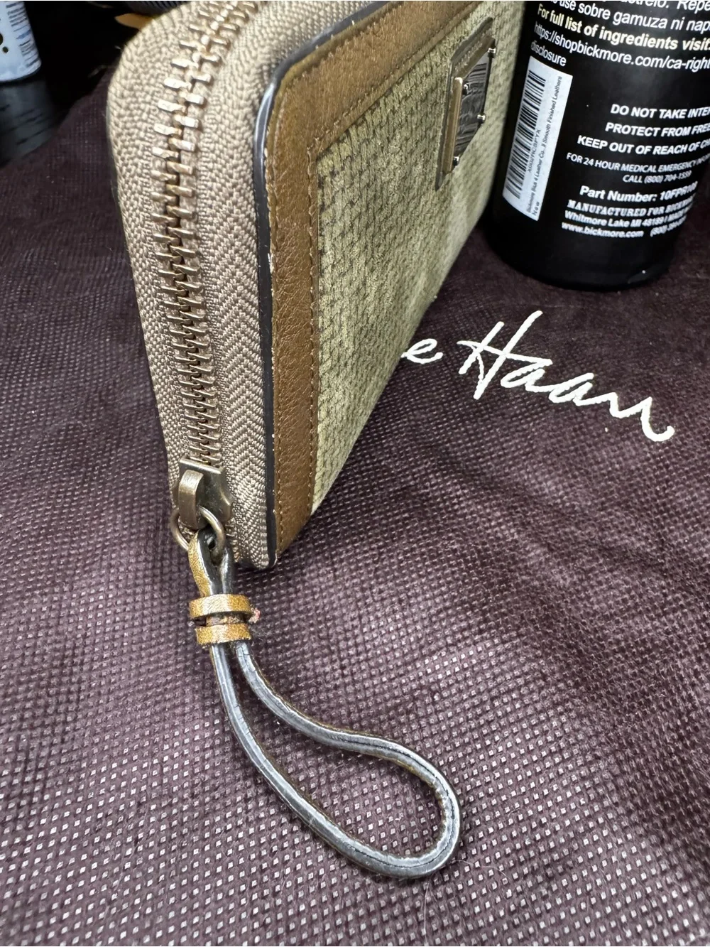 VINTAGE Y2K Cole Haan ‘Genevieve Weave’ Essential Wallet